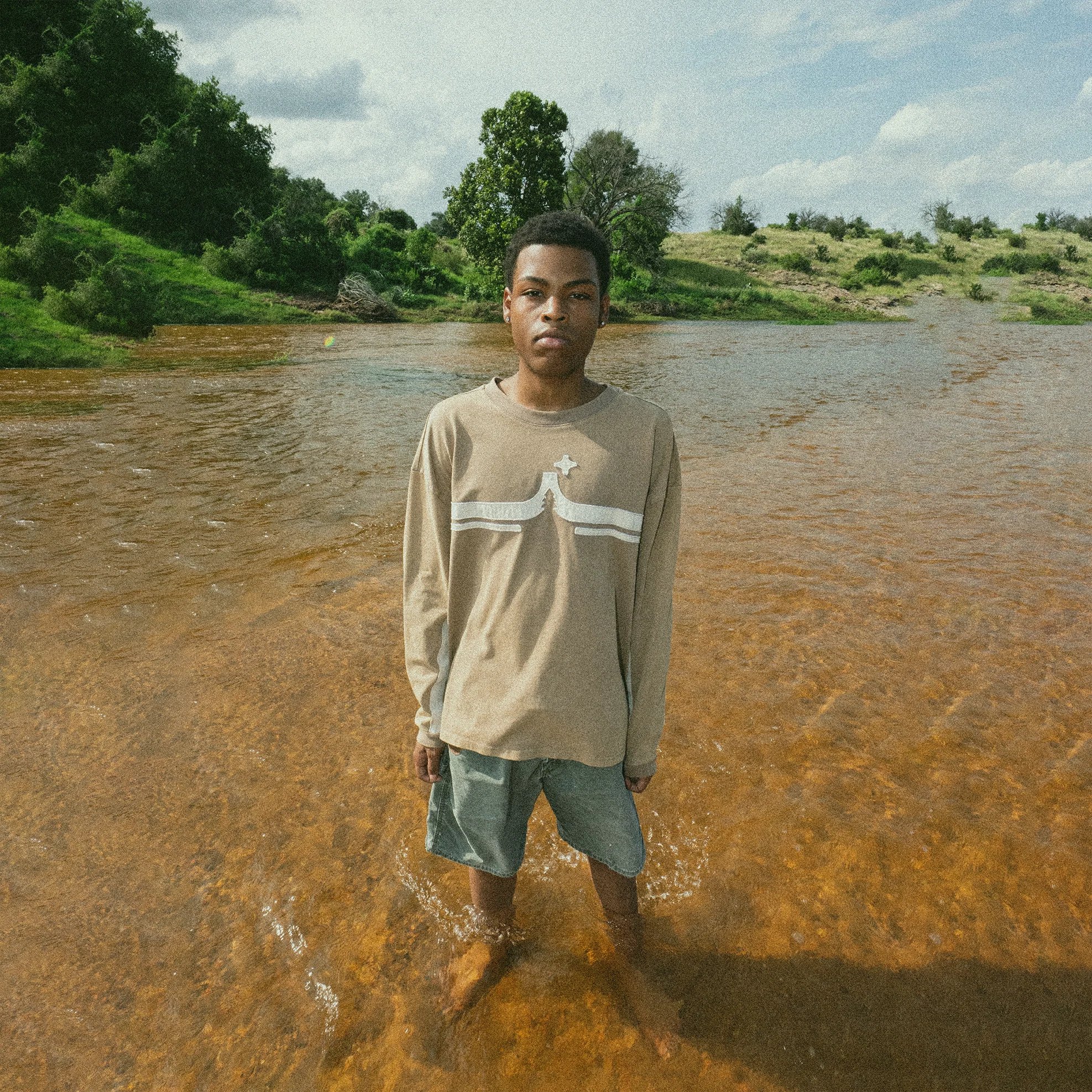 Longsleeve Pine Tee "Mud" - Image 4