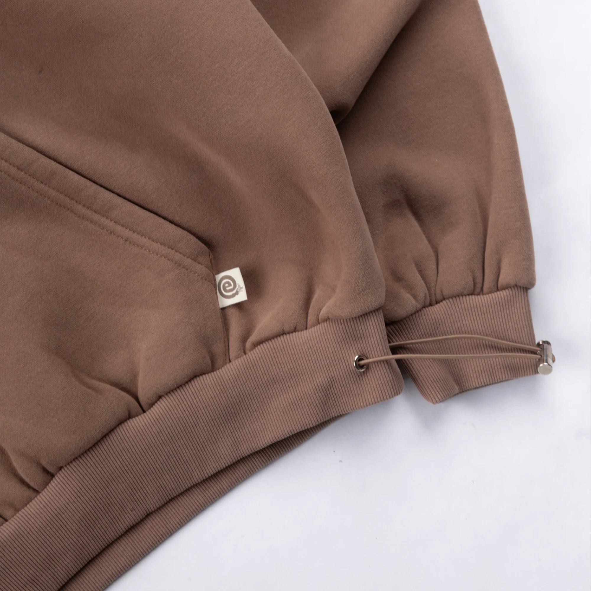 "mountain-top" hoodie (brown) - Image 3