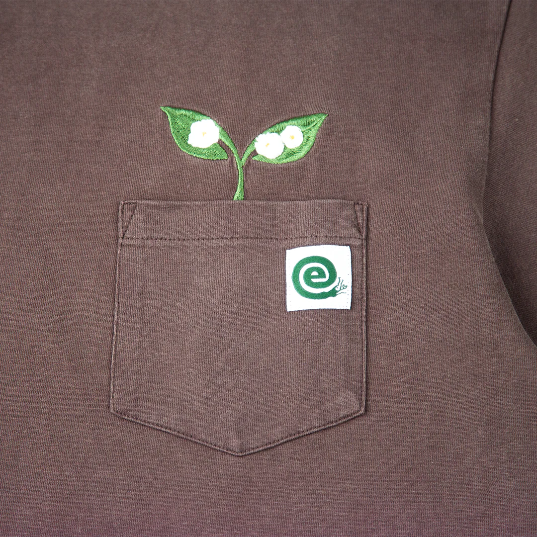 Overgrowth Pocket Tee "Coffee" - Image 3
